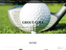 Tablet Screenshot of groutgolf.com